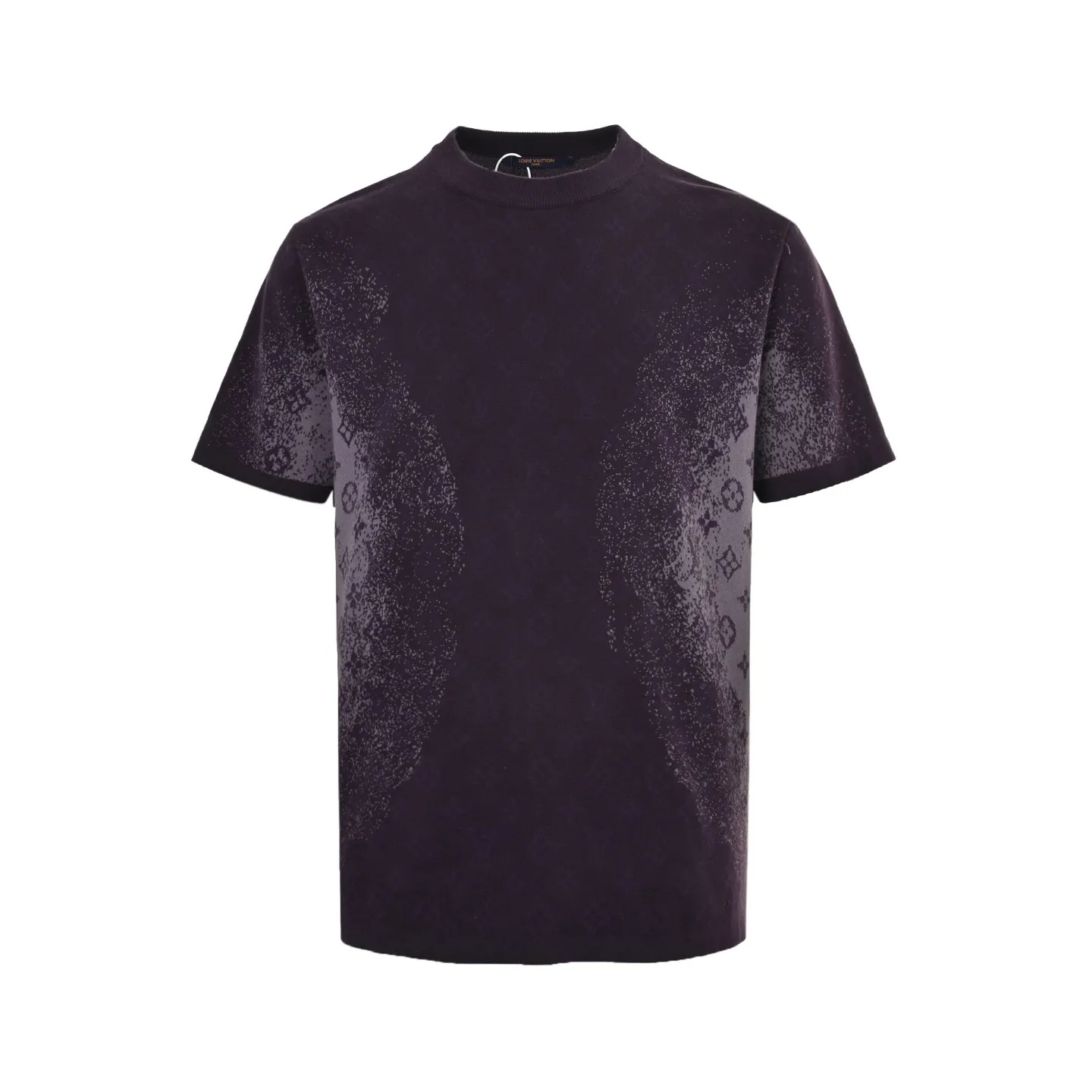 Louis Vuitton/Louis Vuitton 26ss presbyopic gradient jacquard knitted short sleeves